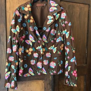 Johnny Was brown jacket size small